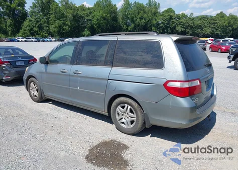 2006 Honda Odyssey Ex-L из США, поврежденный, VIN 5FNRL38606B100330